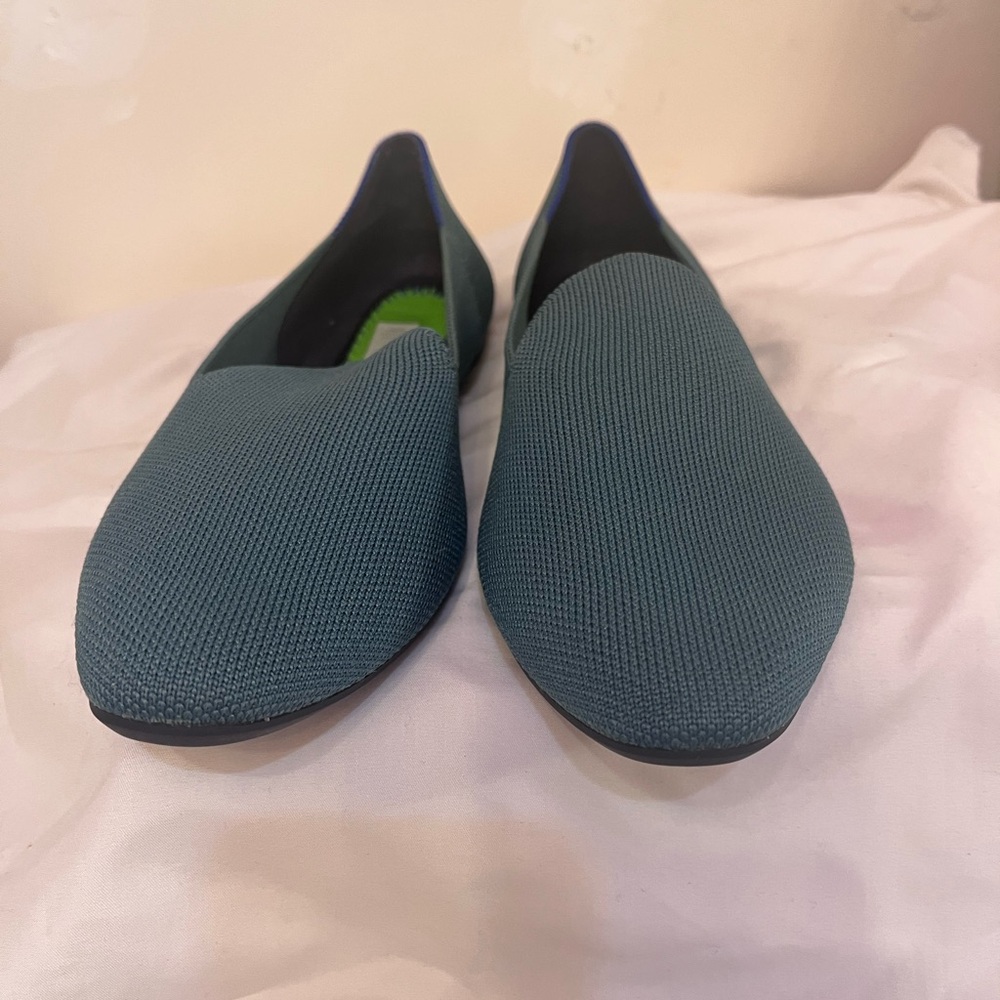 Rothy’s loafers in teal size 10